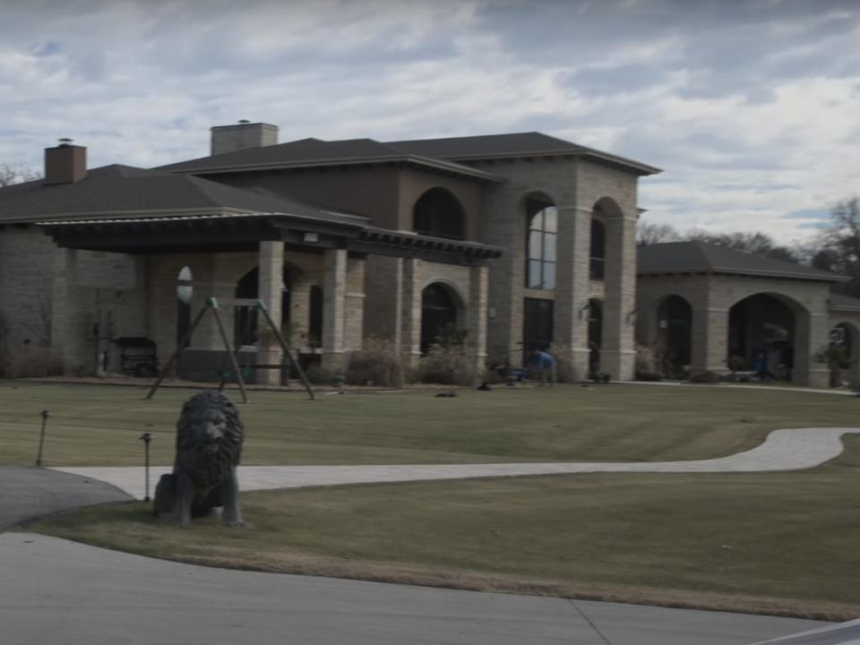 Deion Sanders' house in Dallas.