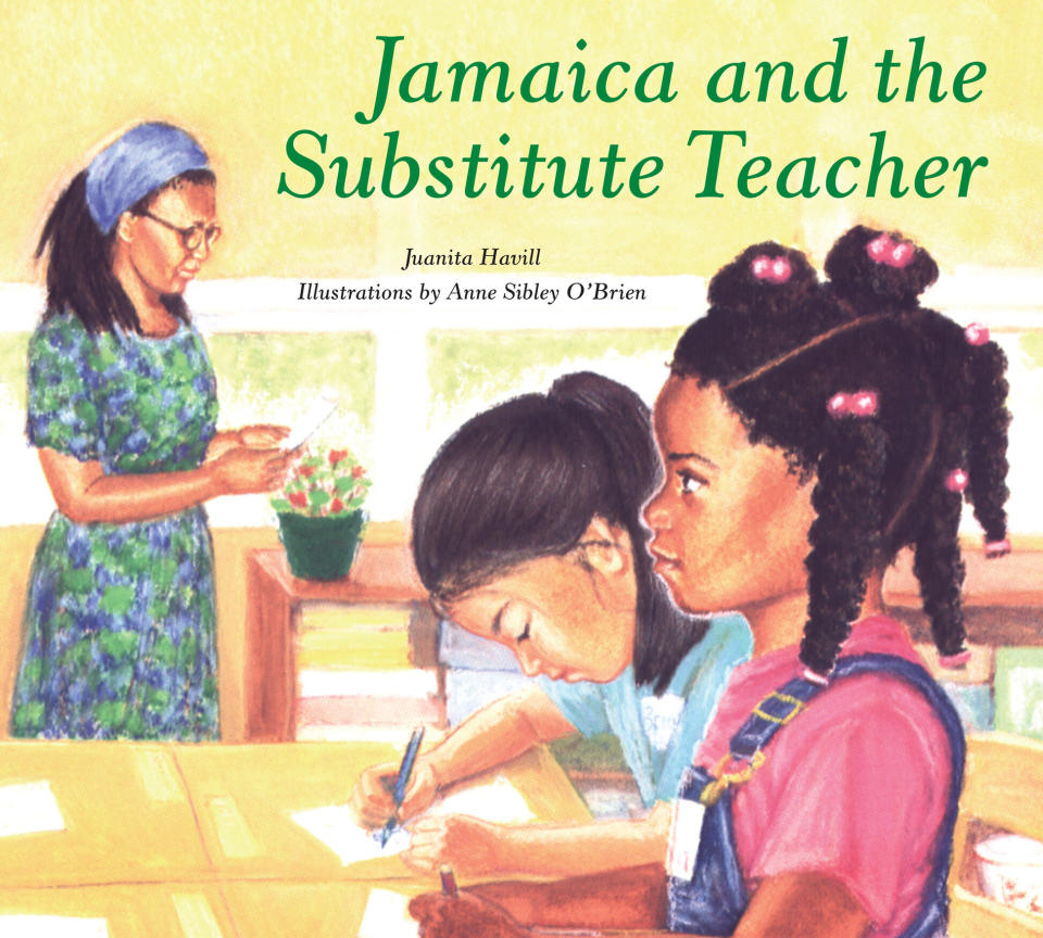 The heroine of a series of books, Jamaica, navigates a big classroom mistake with her substitute teacher in this thoughtful story. <i>(Available <strong><a href="https://amzn.to/3udYvkQ" target="_blank" rel="noopener noreferrer">here</a></strong>)</i>