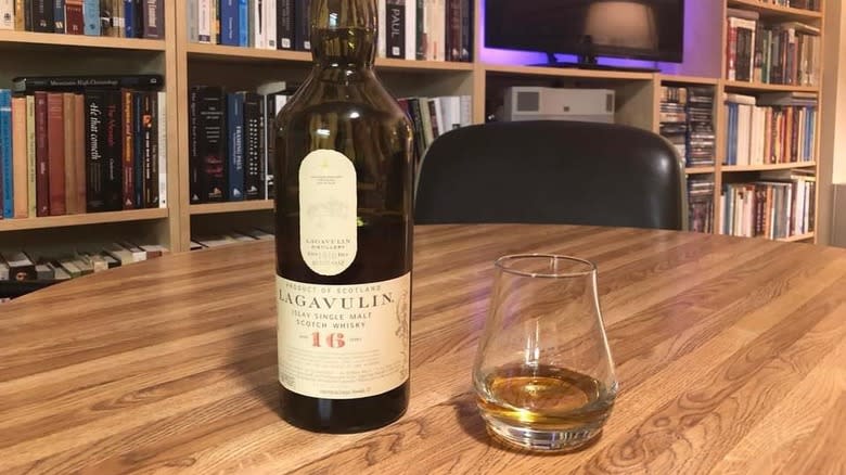 Bottle of Lagavulin 16-year