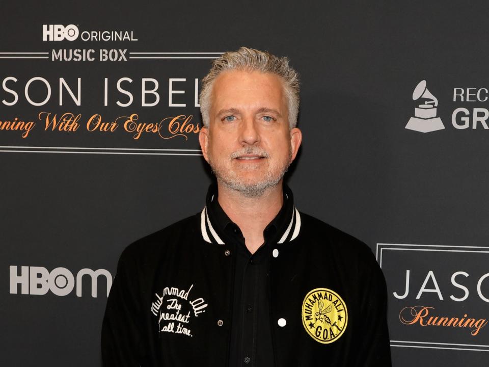Bill Simmons attends the Los Angeles Premiere of HBO's 'Jason Isbell: Running With Your Eyes Closed' in Los Angeles, CA on March 23, 2023.
