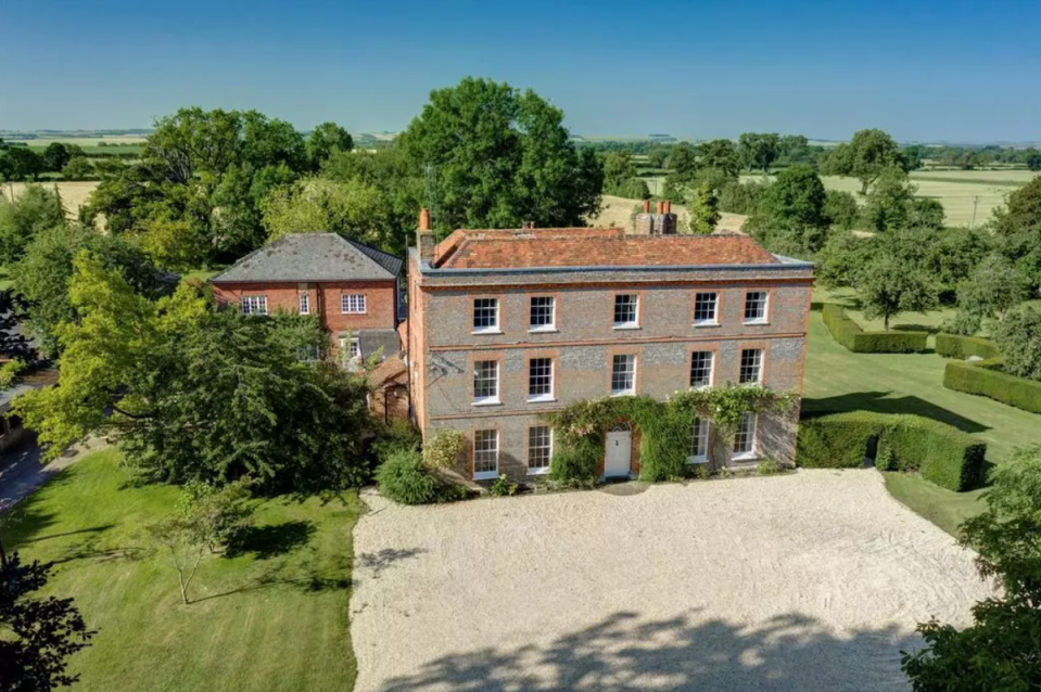 An aerial view of Brightwell Manor (Knight Frank)