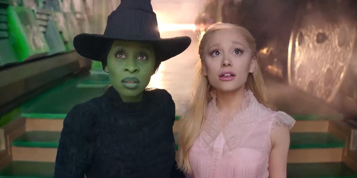 cynthia erivo, ariana grande, wicked teaser trailer