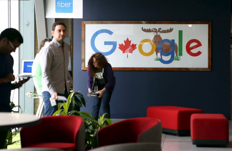 Google's Canadian engineering headquarters in Kitchener-Waterloo, Ontario seen on January 14, 2016. (Reuters)