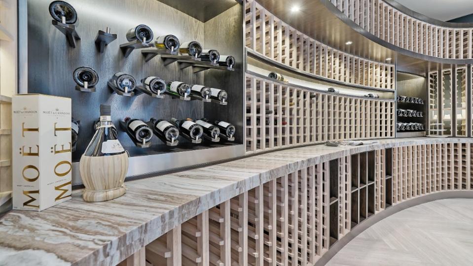 The wine room can hold up to 2,000 bottles. - Credit: Cliff Finley, Picture It Sold Photography