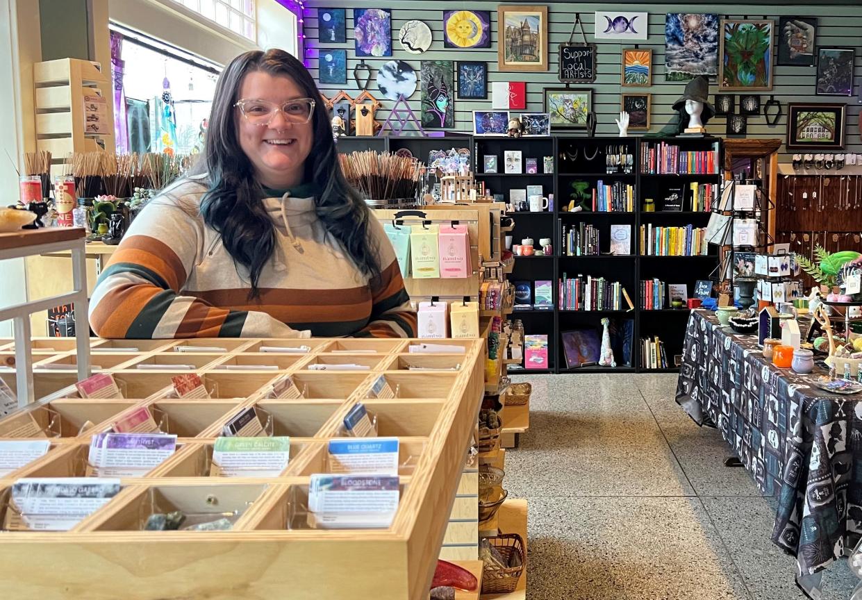 Brittany Whirl talks about the many products and events she offers at her downtown Galion shop, RavensCloak Reiki and Treasures.