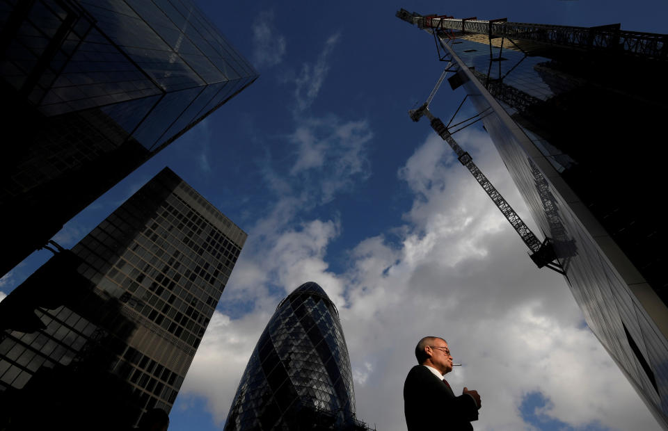 City of London financial district. Photo: Toby Melville/Reuters