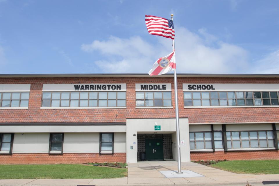 Warrington Middle School in Pensacola is pictured May 24.