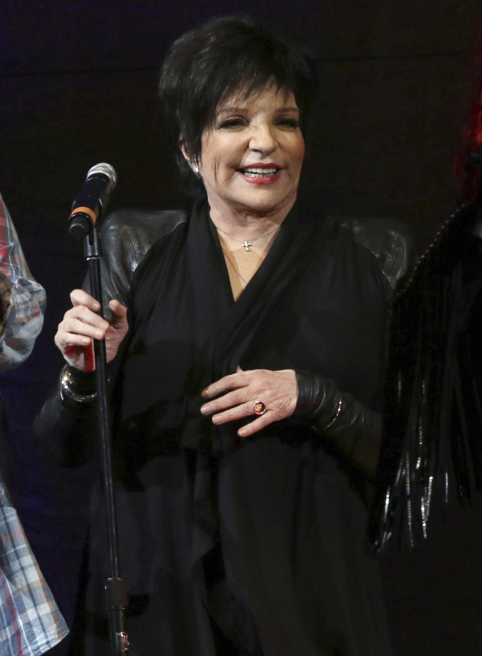 FILE - Liza Minnelli performS on May 9, 2014,i n New York. Minnelli turns 75 on March 12. (Photo by Greg Allen/Invision/AP)