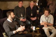 <p>After dinner, our group had a fireside chat with IndyCar legend James Hinchcliffe. </p>