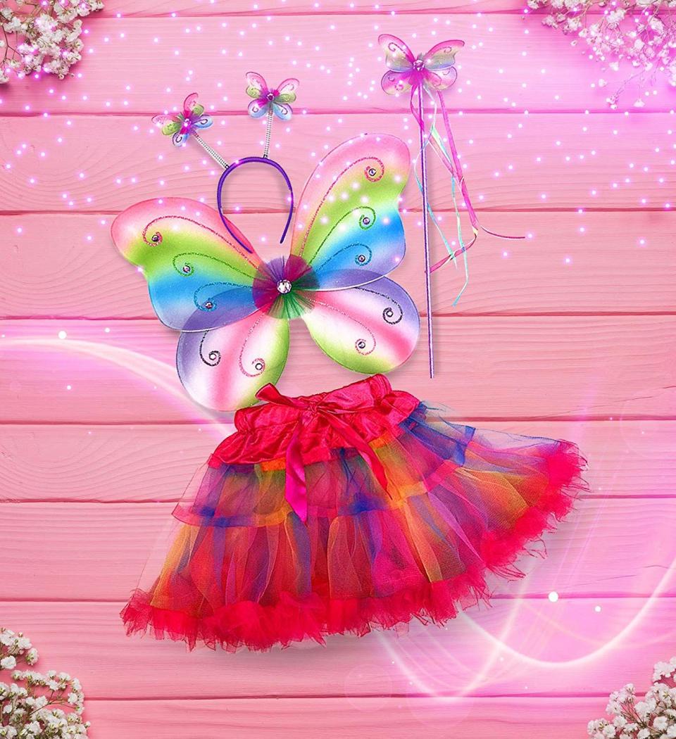 4) Neon Butterfly Costume
