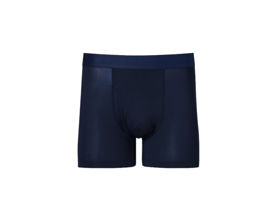 <p>Courtesy Image</p><p>Made from a blend of 88% Polyester and 12% Spandex, the incredibly thin, lightweight <a href="https://clicks.trx-hub.com/xid/arena_0b263_mensjournal?q=https%3A%2F%2Fgo.skimresources.com%3Fid%3D106246X1712071%26xs%3D1%26xcust%3Dmj-bestunderwearformen-cfriedmann-1123%26url%3Dhttps%3A%2F%2Fwww.uniqlo.com%2Fus%2Fen%2Fproducts%2FE454326-000%2F00%3FcolorDisplayCode%3D69%26sizeDisplayCode%3D005&event_type=click&p=https%3A%2F%2Fwww.mensjournal.com%2Fstyle%2Fbest-underwear-men%3Fpartner%3Dyahoo&author=Christopher%20Friedmann&item_id=ci02b8d159e01a2605&page_type=Article%20Page&partner=yahoo&section=fashion&site_id=cs02b334a3f0002583" rel="nofollow noopener" target="_blank" data-ylk="slk:Uniqulo AIRism boxer briefs;elm:context_link;itc:0;sec:content-canvas" class="link ">Uniqulo AIRism boxer briefs</a> feature quick-drying technology that make them perfect for summer’s long, hot days. They also stretch and have cool and deodorizing comfort features, which means sweat won’t build up and become a problem down there.</p>