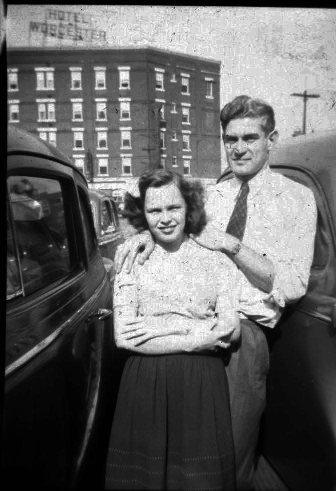 Newlyweds John and the late Phyllis Robinson begin their adventure post World War II.