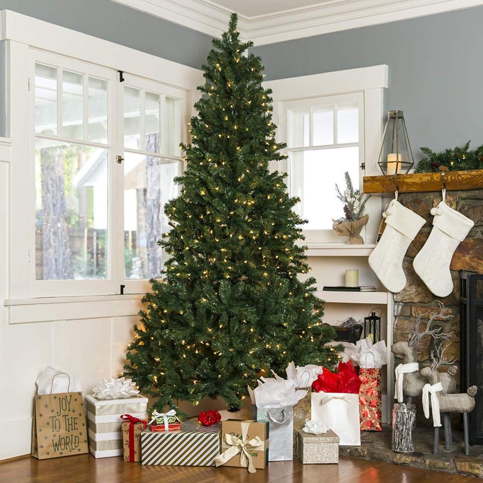 2) 7.5' Pre-Lit Artificial Spruce Tree