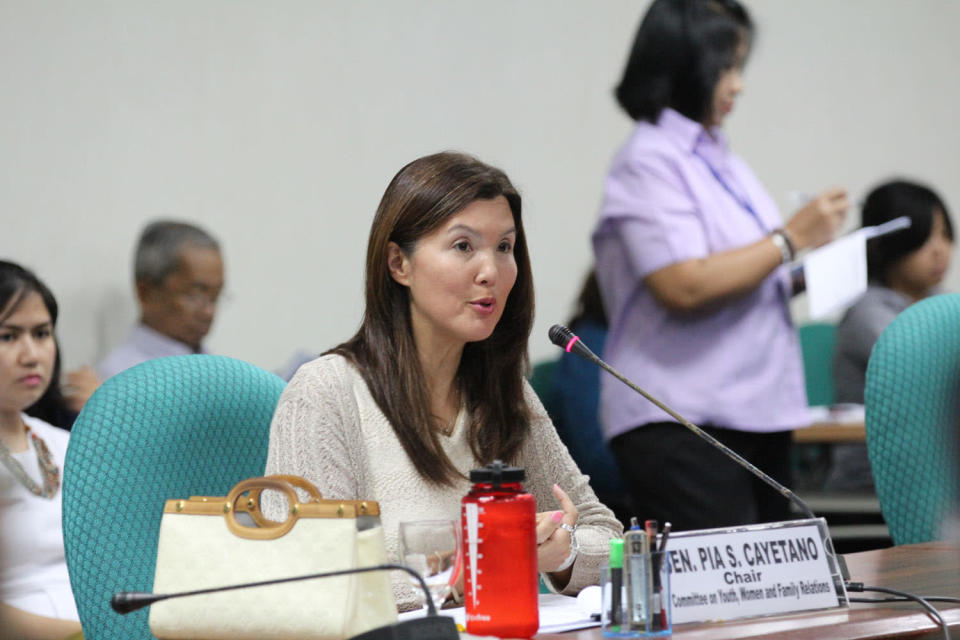 Sen. Pia Cayetano. (NPPA Images)