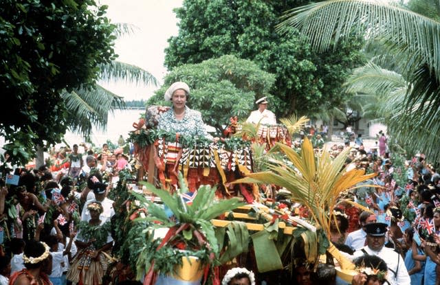 The Queen in Tuvalu