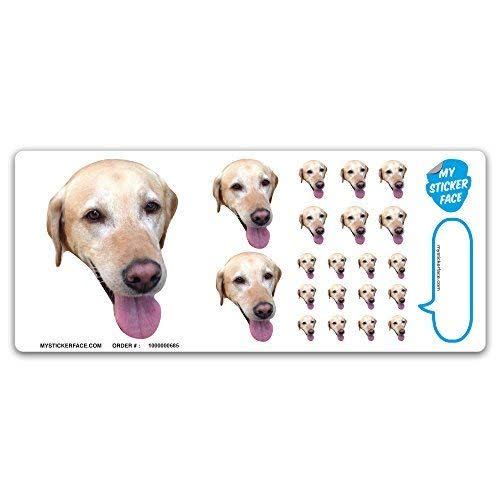 22) Custom Dog Face Stickers