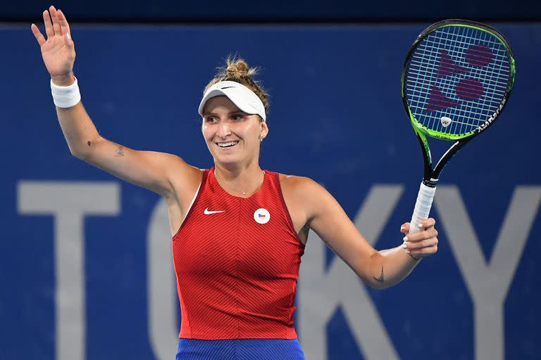 La tenista checa Marketa Vondrousova disputará la final olímpica ante la suiza Bencic. 