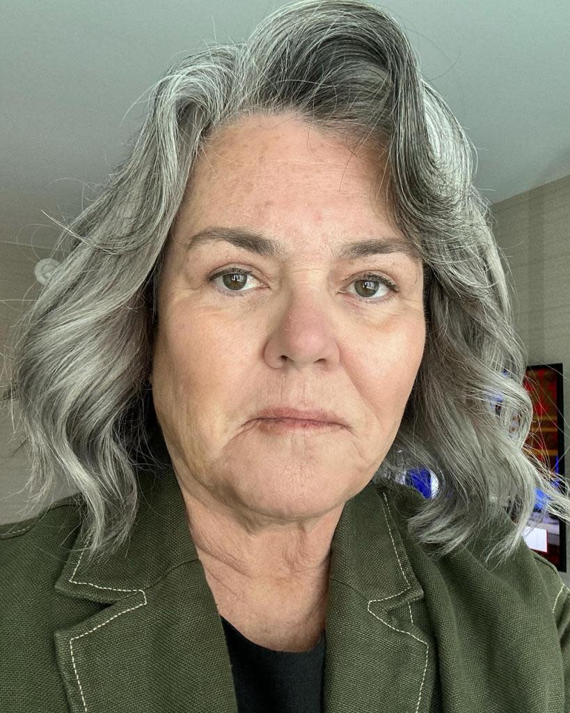 Rosie O’Donnell showed off the new selfie via Instagram on Wednesday. Rosie ODonnell / Instagram