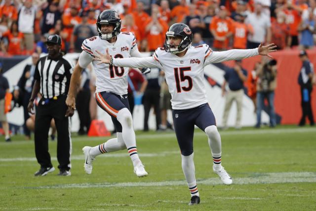 Week 4 updates: Chicago Bears lead Denver Broncos 21-7 at halftime behind  Justin Fields' 16-of-17, 3-TD performance