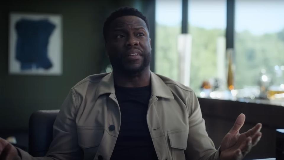 Kevin Hart talking in Die Hart 2: Die Harter