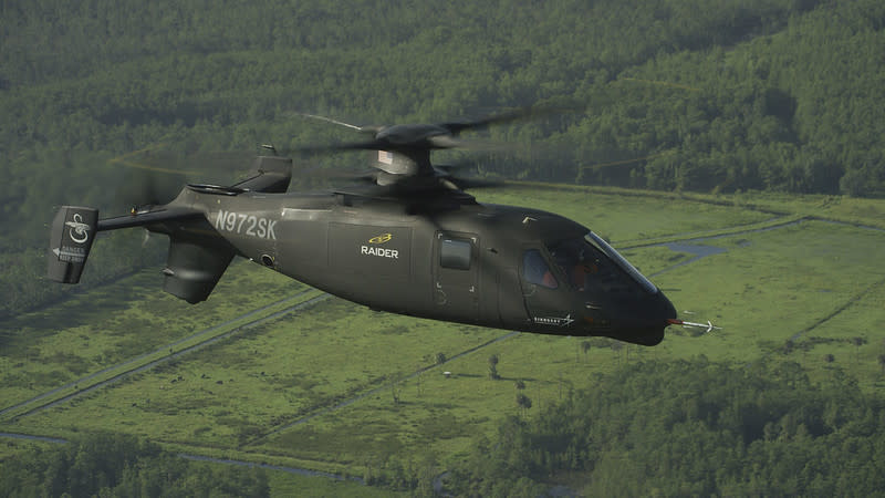 Lockheed Martin's Sikorsky Raider helicopter design.