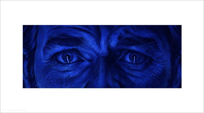 obi-wans eyes in blue light