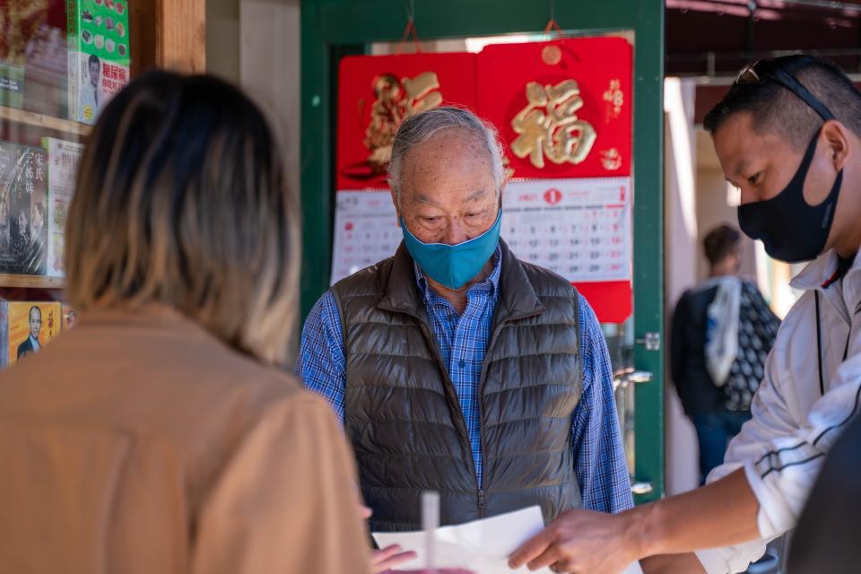 At least 700 Oaklanders signed up to help escort older Asian Americans in the community to keep them safe after a slew of harassment around the Bay Area.