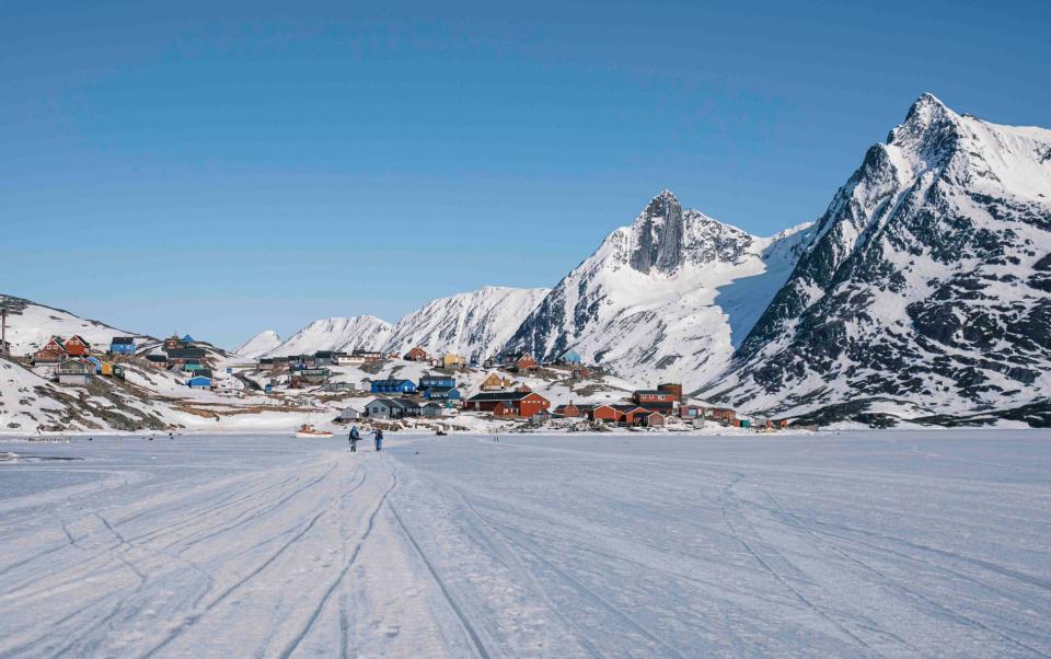 Skiing in Kulusuk, Eastern Greenland