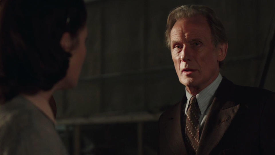Bill Nighy&#39;s Ambrose Hilliard takes umbrage at being given direction by Gemma Arterton&#39;s Catrin Cole (Lionsgate)