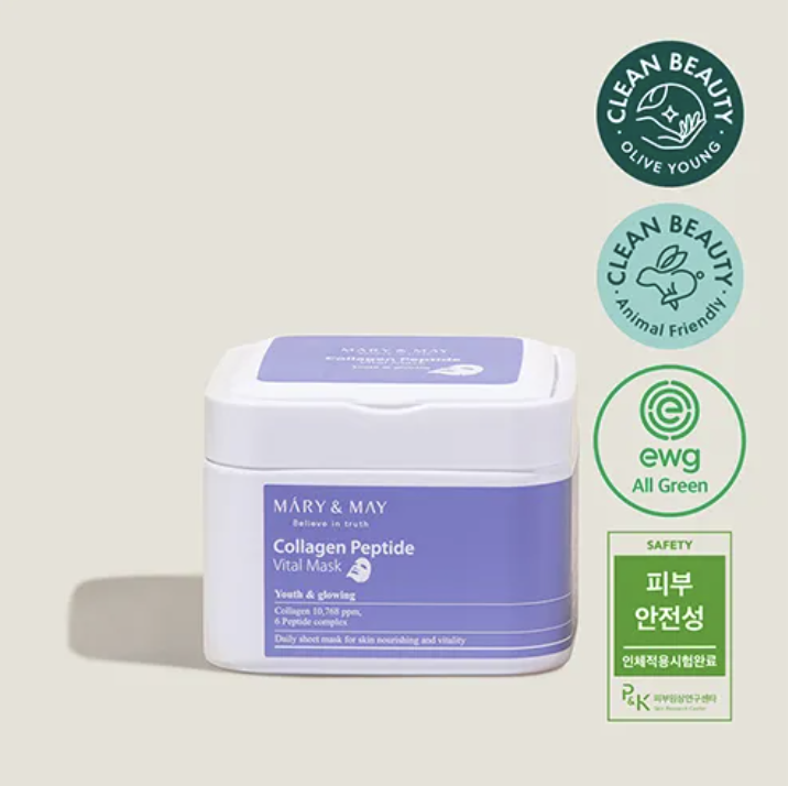 Mary&May Collagen Peptide Vital Facial Mask. (PHOTO: Lazada Singapore)
