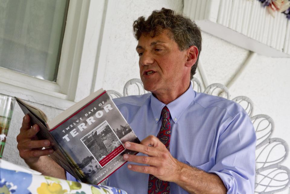 Dr. Richard Fernicola with his book, "The Twelve Days of Terror"