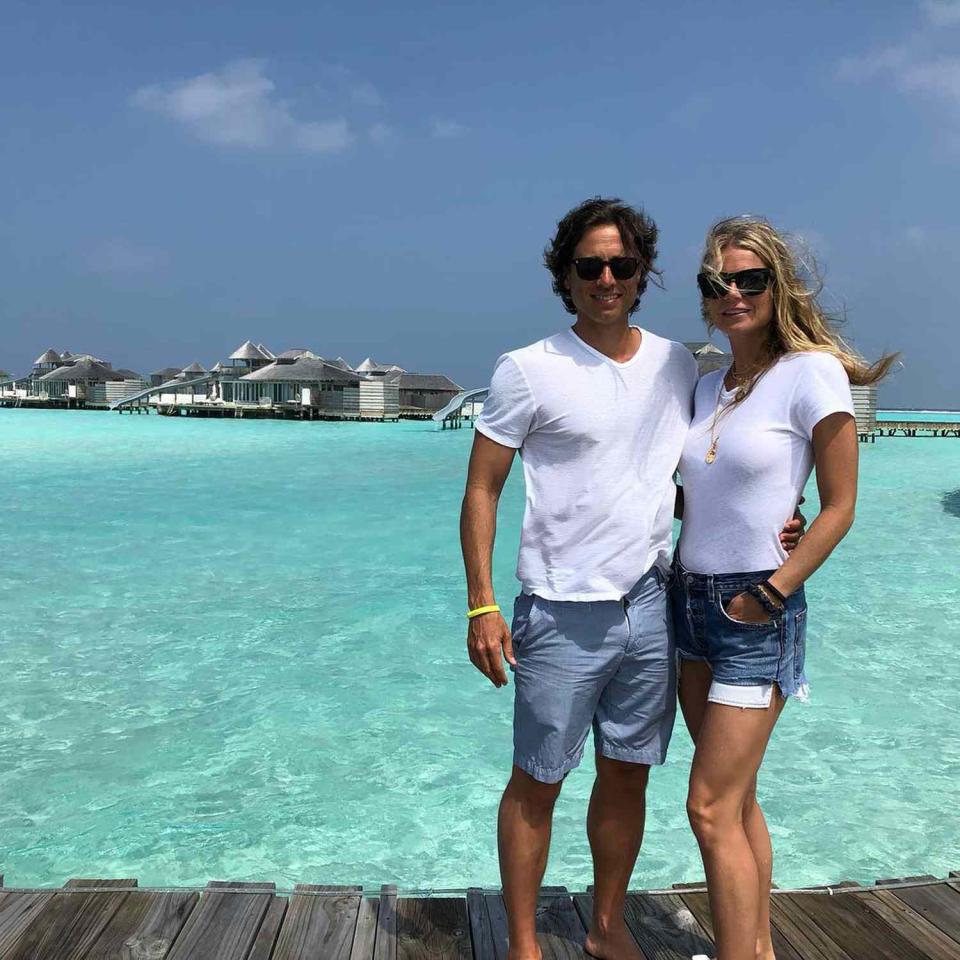 Gwyneth Paltrow and Brad Falchuk in the Maldives