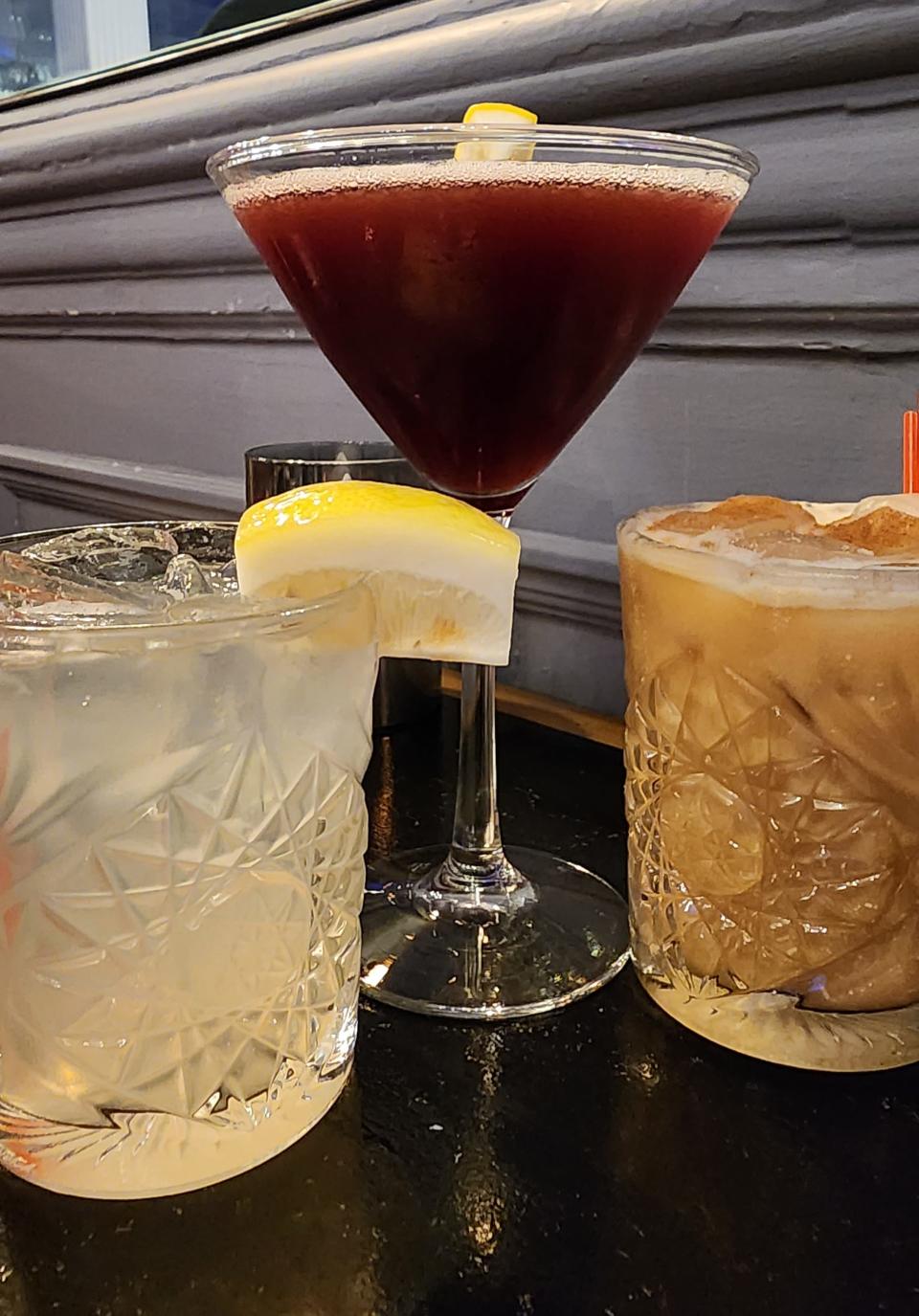 The lineup of brunch cocktails is impressive at The George.
