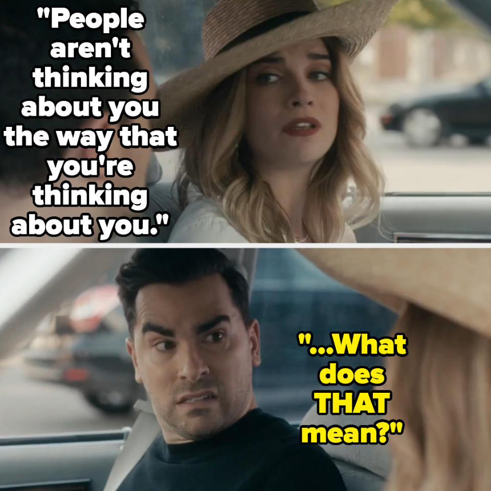 Screenshots from "Schitt's Creek"