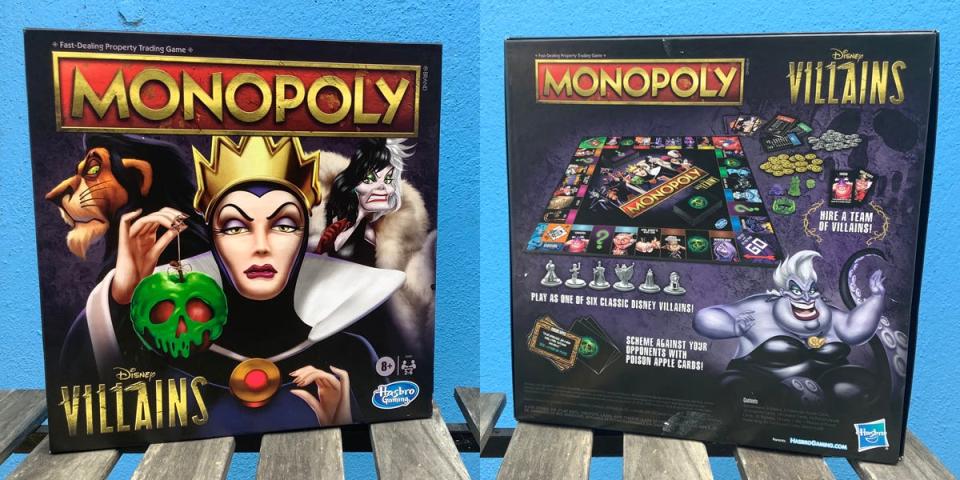 disney villains monopoly box