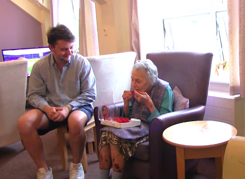 Lewis Hornby came up with the sweets while caring for his  grandma Pat. (SWNS)