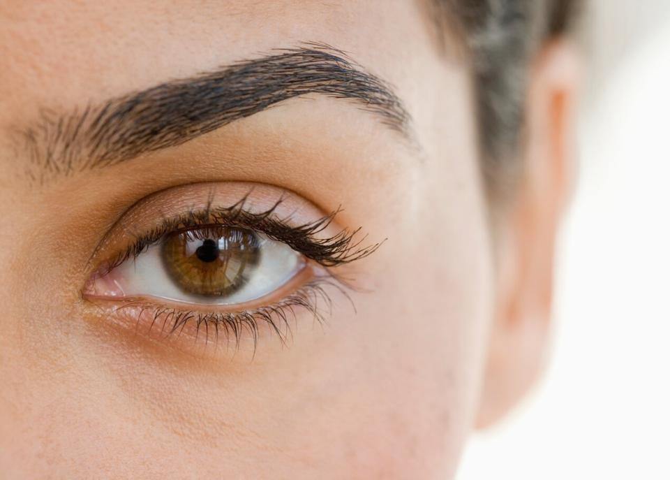 Extreme close up of woman's eye