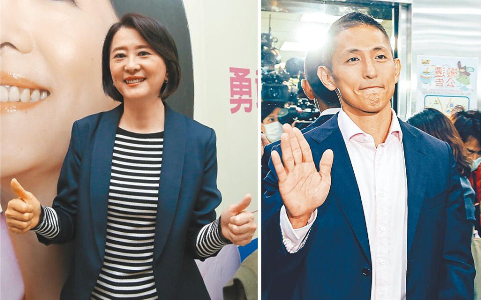 蔣萬安立委遺缺補選名單出爐！ 王鴻薇（左）、吳怡農（右）、蕭赫麟3人爭搶(本報資料照）