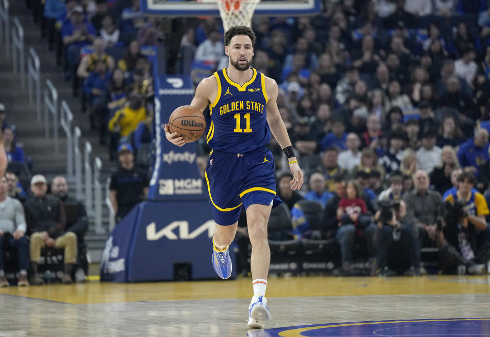 金州勇士球星Klay Thompson。（NBA Photo by Thearon W. Henderson/Getty Images）