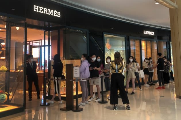 Luxury sector eyes reopening of China