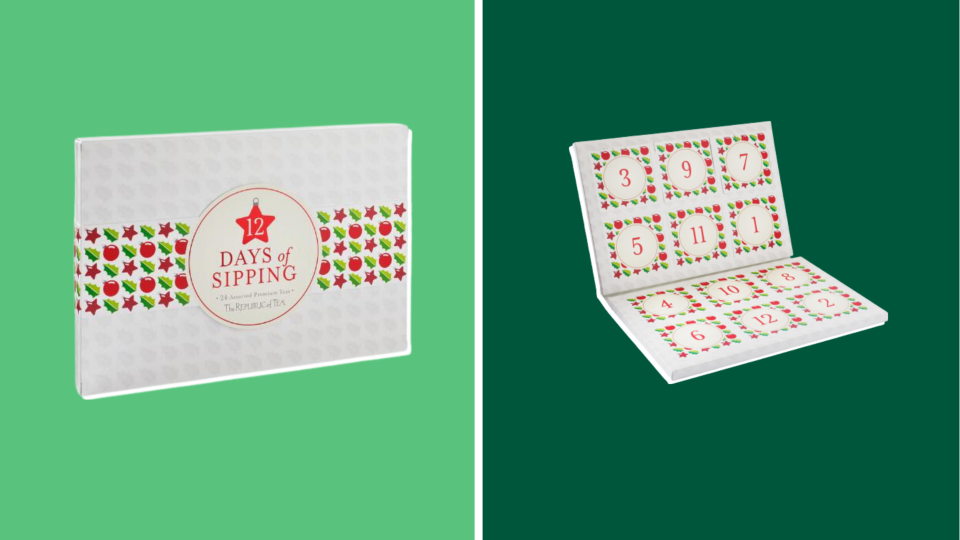 Give the gift of sipping, or get a tea Advent calendar for yourself.