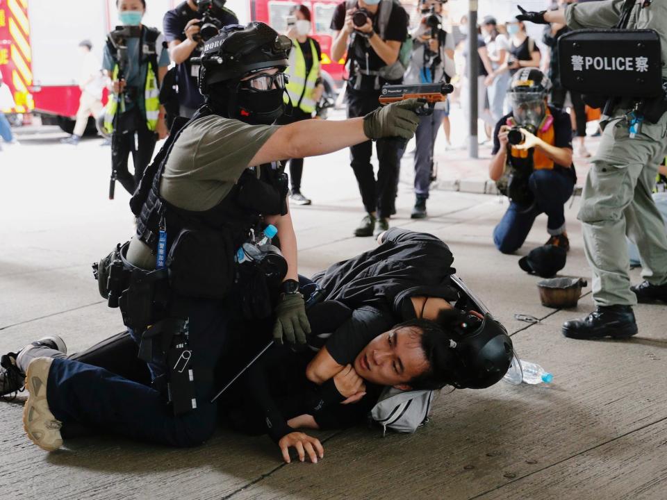 hong kong protests china new law