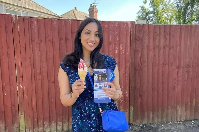 Shivani Raja, Conservative candidate for Leicester East