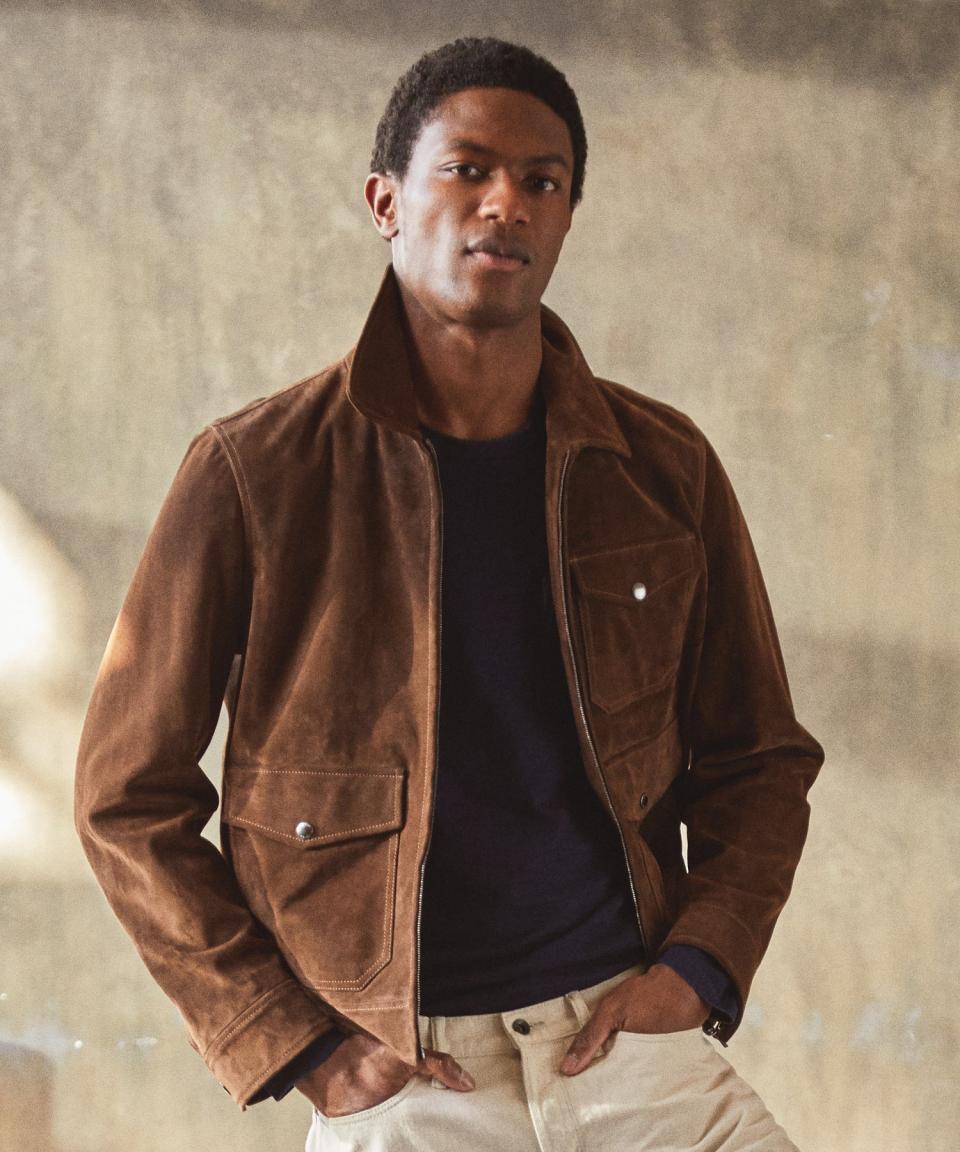 suede jacket men's todd snyder