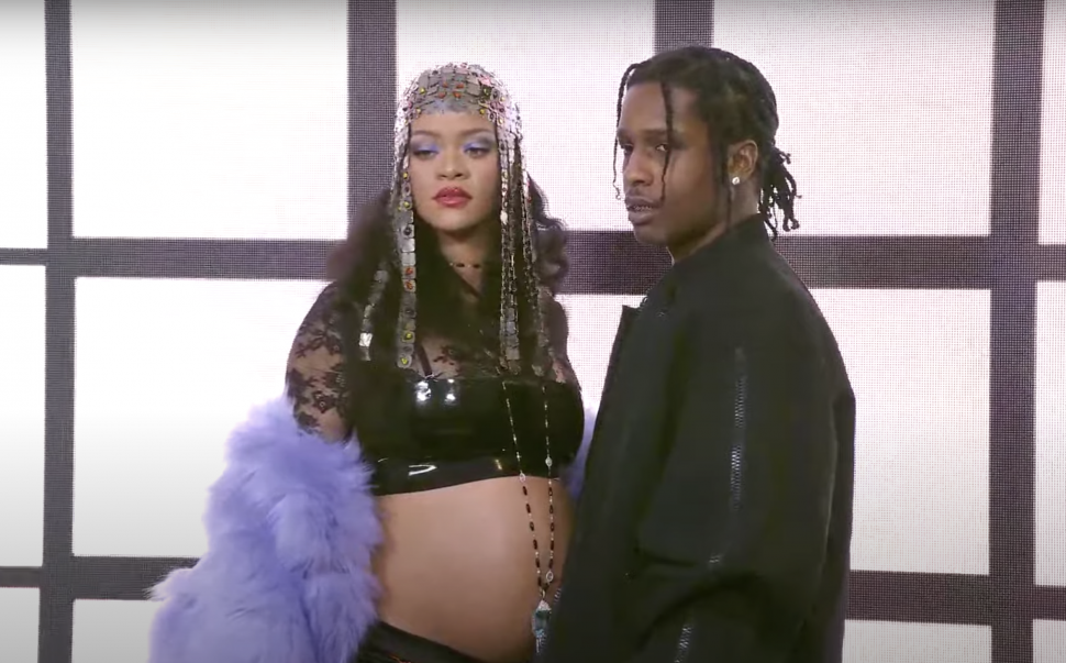 Rihanna A$AP Rocky Gucci Milan Fashion Week