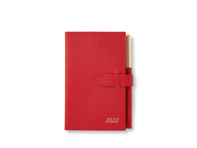 SMYTHSON - Panama Make It Happen leather notebook 14cm x 9cm