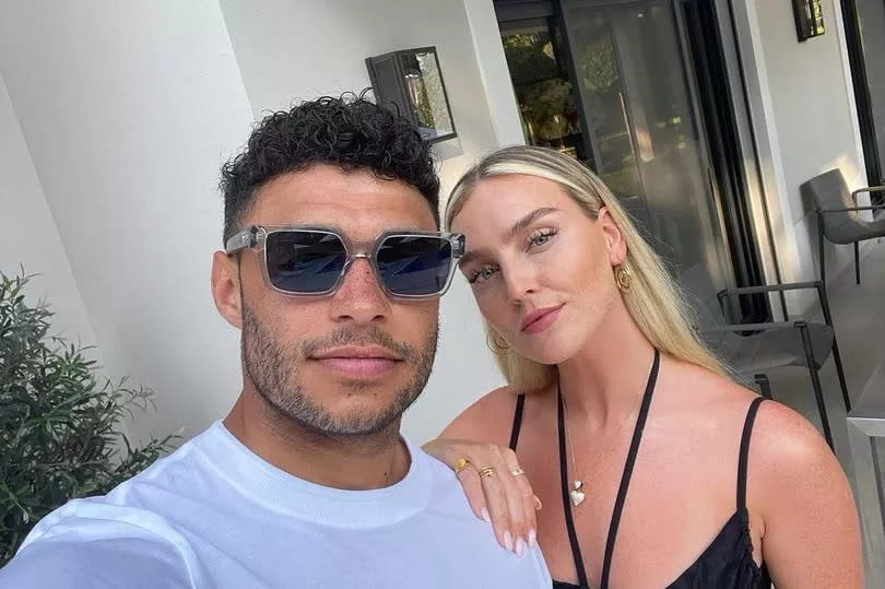 Perrie Edwards and fiancé Alex Oxlade-Chamberlain