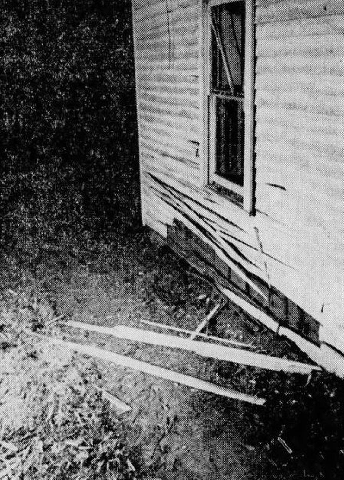 Someone tossed dynamite at the Pike County home of Alan and Margaret McSurely in 1968, badly damaging it.