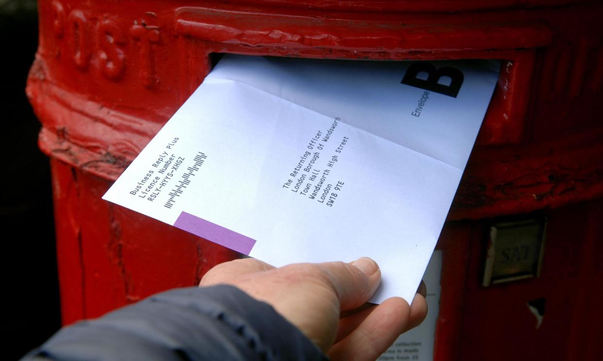 <span>Many people choose a postal vote, but what happens when it doesn’t turn up, as in the case of Mike Cantor?</span><span>Photograph: Gill Allen/REX/Shutterstock</span>