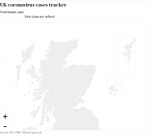 Coronavirus UK and regional map ..